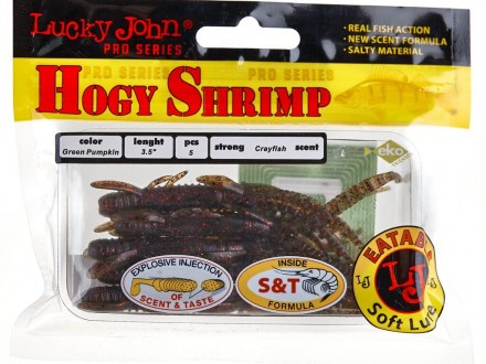 модель HOGY SHRIMP дл. 08,9см/тонущ./цвет PA03/упак 5шт. Hogy Shrimp – приманка,. . фото 3