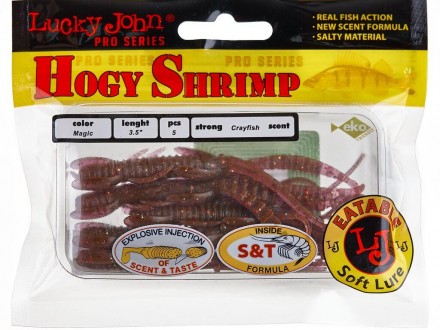 модель HOGY SHRIMP дл. 08,9 см/тонущ./колір S14/упак 5шт. Hogy Shrimp – принада,. . фото 3