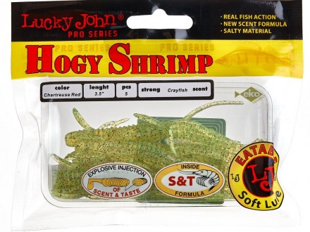 модель HOGY SHRIMP дл. 08,9 см/тонущ./колір S15/упак 5шт. Hogy Shrimp – принада,. . фото 3