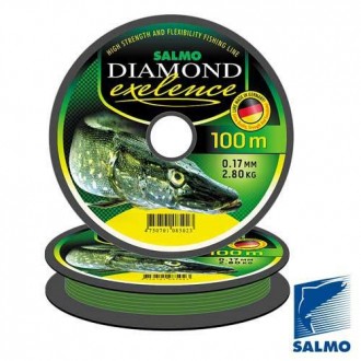 Леска рыболовная монофильная Salmo Салмо Diamond Exelence 100/050. Сумы. фото 1 Леска рыболовная монофильная Salmo Салмо Diamond Exelence 100/050. Сумы. фото 1