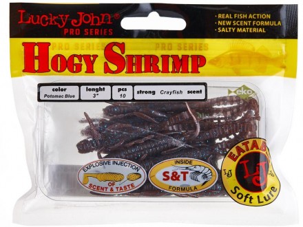 Твистер Hogy Shrimp – приманка, имитирующая фантазийного подводного рачка с множ. . фото 3