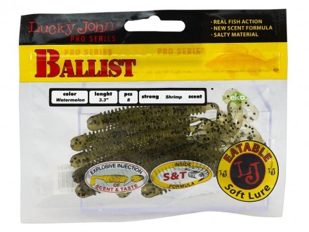Твистер Ballist – гибрид твистера и червя с устойчивым креветочным атрактантом. . . фото 3