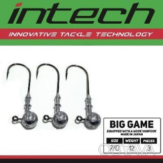 Джиг-головка Intech Big Game Puncher №7/0 (12g (3шт)) Виробник: INTECH; Країна в. . фото 1