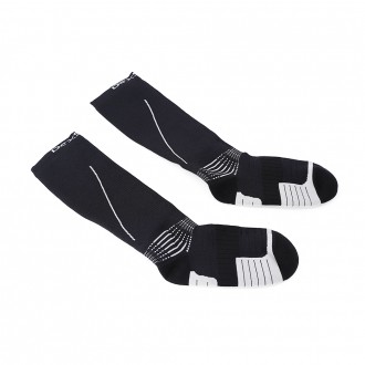 Опис водонепроникні шкарпетки Dexshell Mudder, чорні з сірими смужками: Водонепр. . фото 3