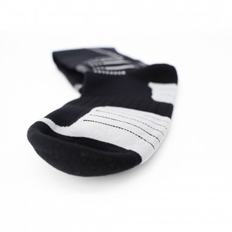 Опис водонепроникні шкарпетки Dexshell Mudder, чорні з сірими смужками: Водонепр. . фото 4