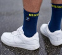 
Опис водонепроникних шкарпетки DexShell Ultra Thin Crew, синій/жовтий: Водонепр. . фото 10