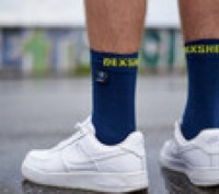 
Опис водонепроникних шкарпетки DexShell Ultra Thin Crew, синій/жовтий: Водонепр. . фото 9