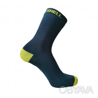 
Опис водонепроникних шкарпетки DexShell Ultra Thin Crew, синій/жовтий: Водонепр. . фото 1