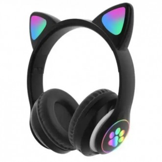 Наушники CAT с кошачьими ушками Bluetooth 400 мАч ( MP3/ FM ) STN-28-DBlack. Одесса. фото 1 Наушники CAT с кошачьими ушками Bluetooth 400 мАч ( MP3/ FM ) STN-28-DBlack. Одесса. фото 1