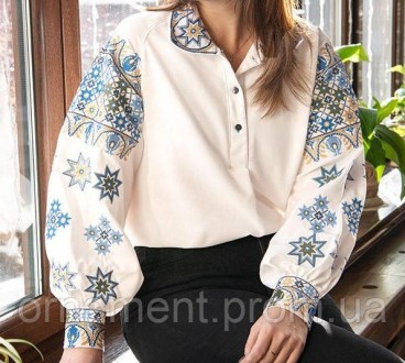 Вишиванка жіноча — патріотична українська сорочка, виготовлена з натурального ль. . фото 3