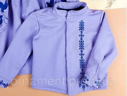 
Сорочка з асиметричною вишивкою "Еней" чудово впишеться в гардероб Вашого малюк. . фото 2