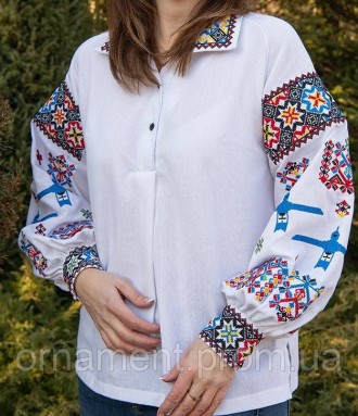 
Вишиванка жіноча — патріотична українська сорочка, виготовлена з натурального л. . фото 6