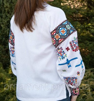
Вишиванка жіноча — патріотична українська сорочка, виготовлена з натурального л. . фото 5