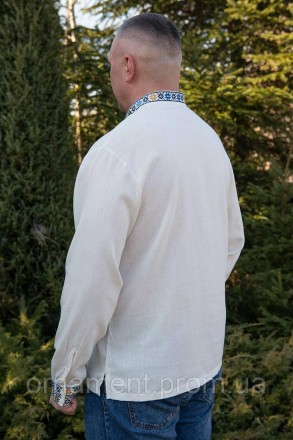 
Вишиванка чоловіча — патріотична українська сорочка, виготовлена з натурального. . фото 4