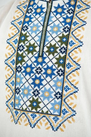 Молочна лляна Вишиванка з традицованим багатим орнаментом.
До цієї моделі є сіме. . фото 7