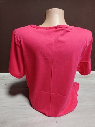 Детская свободная длинная футболка туника для девочки подростка Турция на 14-18 . . фото 3