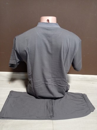 Мужская пижама батал футболка и штаны Турция 48-56 размеры хлопок серая
Современ. . фото 3