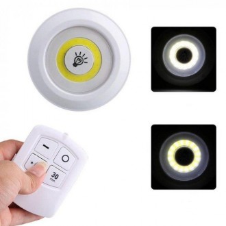  
Яркий светодиодный светильник LED light with Remote Control set BL-1012 COB – . . фото 4