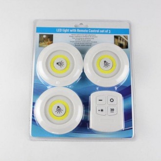  
Яркий светодиодный светильник LED light with Remote Control set BL-1012 COB – . . фото 2