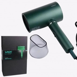 
Фен для сушки и укладки волос VGR V-431, профессиональный фен 1800 Вт холодный . . фото 3