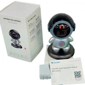 
Бездротова поворотна камера Wi-Fi 2К-відеоня кімнатна 
Поворотна бездротова IP-. . фото 2