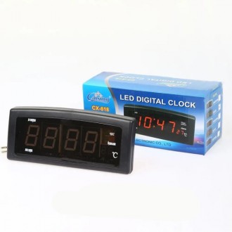 
Настольные электронные часы CX 818 – они сочетают функции часов, будильника и т. . фото 3