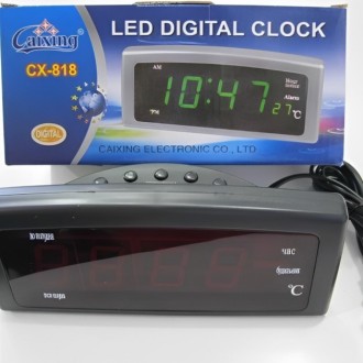 
Настольные электронные часы CX 818 – они сочетают функции часов, будильника и т. . фото 8