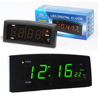 
Настольные электронные часы CX 818 – они сочетают функции часов, будильника и т. . фото 4
