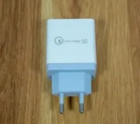 
Сетевое зарядное устройство D22 белый на 4 USB с поддержкой QC 3.0, Fast Charge. . фото 5