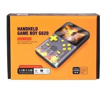 
Приставка Handheld Game Boy G 620 500в1
Игровая приставка легко помещается в ка. . фото 8