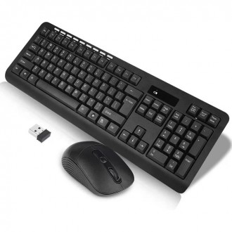 
Бездротова клавіатура CMK-329 з мишкою, Bluetooth набор для пк із кнопками муль. . фото 9