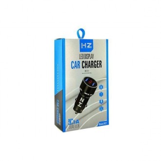 
Адаптер Car Charger HZ HC7 3.1A 12/24V 2 USB
Зарядное устройство автомобильное . . фото 7