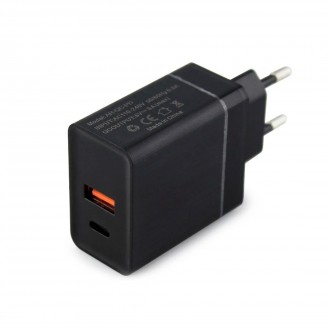 
Адаптер Fast Charge 220v 18w PD 889 USB+type C
Адаптер Fast Charge 220v 18w PD . . фото 5