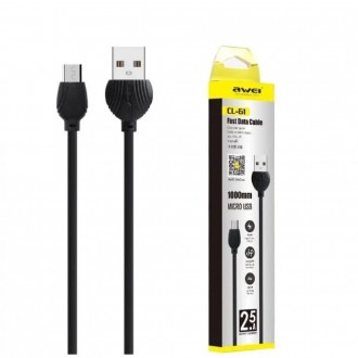 
Кабель Awei CL-61 USB - Micro USB Fast DATA cable 1 м
Кабель AWEI CL-61, Micro . . фото 2