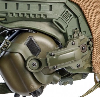 Комплект наушники Earmor M32H и каска - шлем Fast защитный, пуленепробиваемый, к. . фото 9