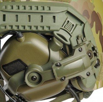 Комплект наушники Earmor M32H и каска - шлем Fast защитный, пуленепробиваемый, к. . фото 5
