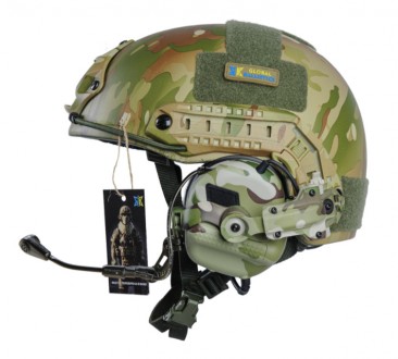 Комплект наушники Earmor M32H и каска - шлем Fast защитный, пуленепробиваемый, к. . фото 2