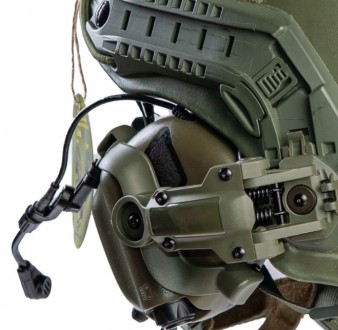 Комплект наушники Earmor M32H и каска - шлем Fast защитный, пуленепробиваемый, к. . фото 11