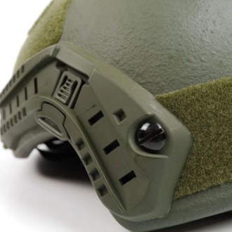 FAST Future Assault Shell Helmet – шлем NIJ IIIa класса окрашенными вставками, и. . фото 3