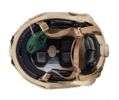 FAST Future Assault Shell Helmet – шлем NIJ IIIa класса окрашенными вставками, и. . фото 6