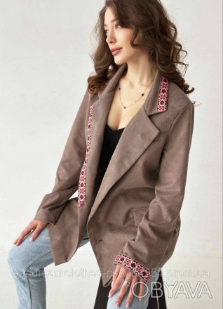 Классический пиджак с этно акцентом сделает твой образ особенным и стильным
Пидж. . фото 1
