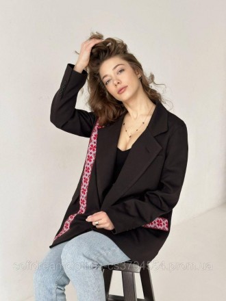 Классический пиджак с этно акцентом сделает твой образ особенным и стильным
Пидж. . фото 4