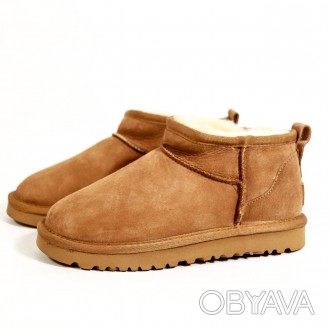 Зимние ботинки Ugg Classic Ultra Mini Chestnut | Стильные ботинки | Купить обувь