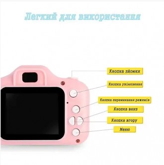 Гіпоалергенний цифровий фотоапарат Smart Kids Kitty Камера для дітей Кішечка Бла. . фото 4