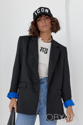 Этот стильный женский пиджак станет альтернативой легким курткам и кардиганам в . . фото 1