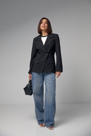 Женский однобортный пиджак - это классическая и элегантная модель верхней одежды. . фото 9