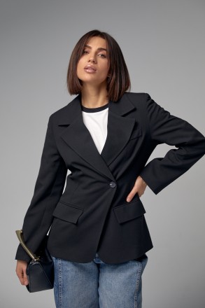 Женский однобортный пиджак - это классическая и элегантная модель верхней одежды. . фото 6