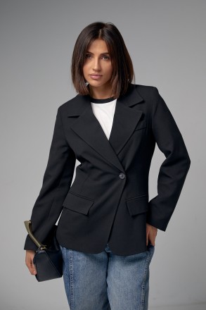 Женский однобортный пиджак - это классическая и элегантная модель верхней одежды. . фото 2