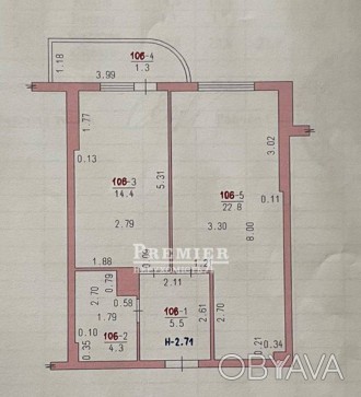 Продам 1-кімнатну квартиру з ремонтом в ЖК Райдужний. Квартира світла та тепла. . Киевский. фото 1