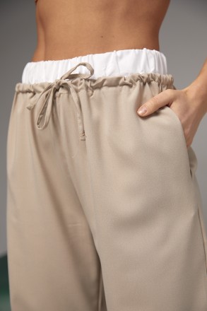 Прямые женские брюки на завязках - это просто находка и для рабочих будней, и дл. . фото 5